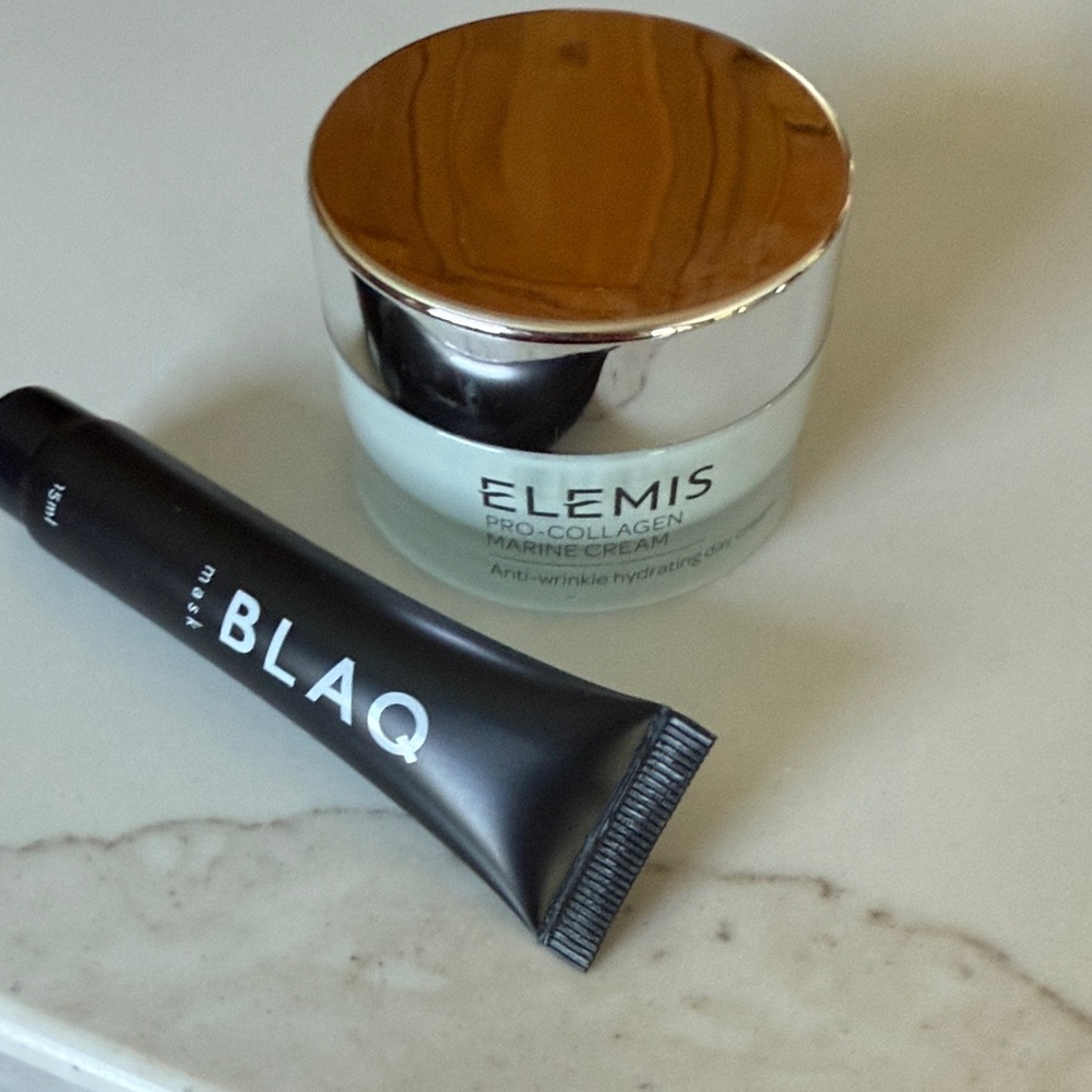 ELEMIS Pro-Collagen Marine Cream with Silver Lid and Blaq Mask 2/$28